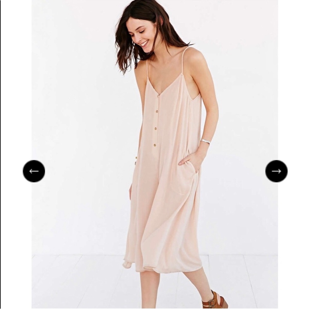 Somedays Lovin Spell Cast Culotte Jumpsuit Light Blush Pink Size Small - Picture 4 of 9